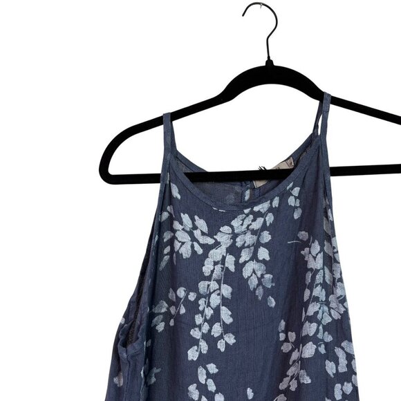 Anthropologie | Luisa Perla 100% Linen Midi Length High Neckline Dress Size S - Picture 4 of 14